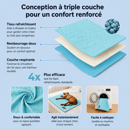 FraisRest™ – Tapis Rafraîchissant pour Chien